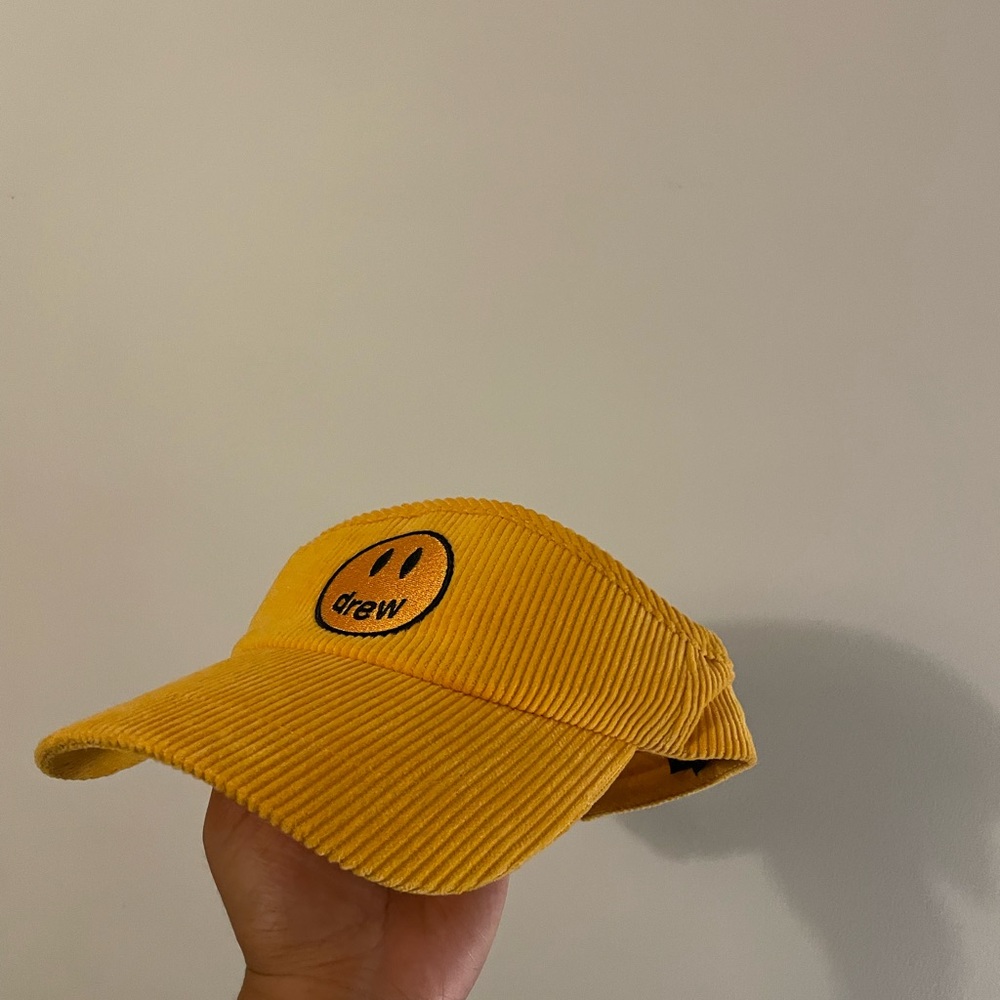 Drew - Yellow Curdoroy Visor